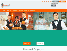 Tablet Screenshot of hotelierjobz.com